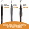 Bic GLIDE Bold Ballpoint Pen, Retractable, Bold 1.6 mm, Black Ink, Translucent Black Barrel, PK4, 4PK VLGBP41-BLK - alternate 9